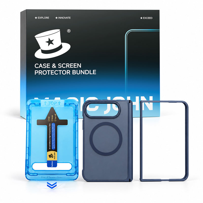 iPhone Duo Matte Case & AR Screen Protector Set