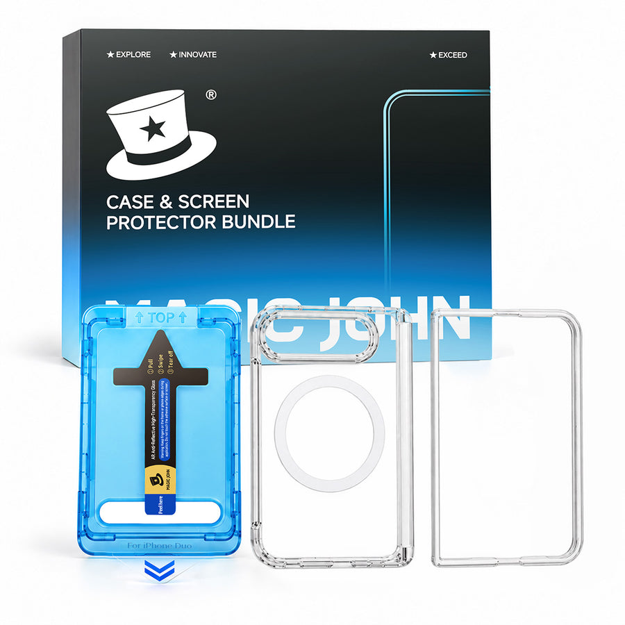 iPhone Duo Matte Case & AR Screen Protector Set