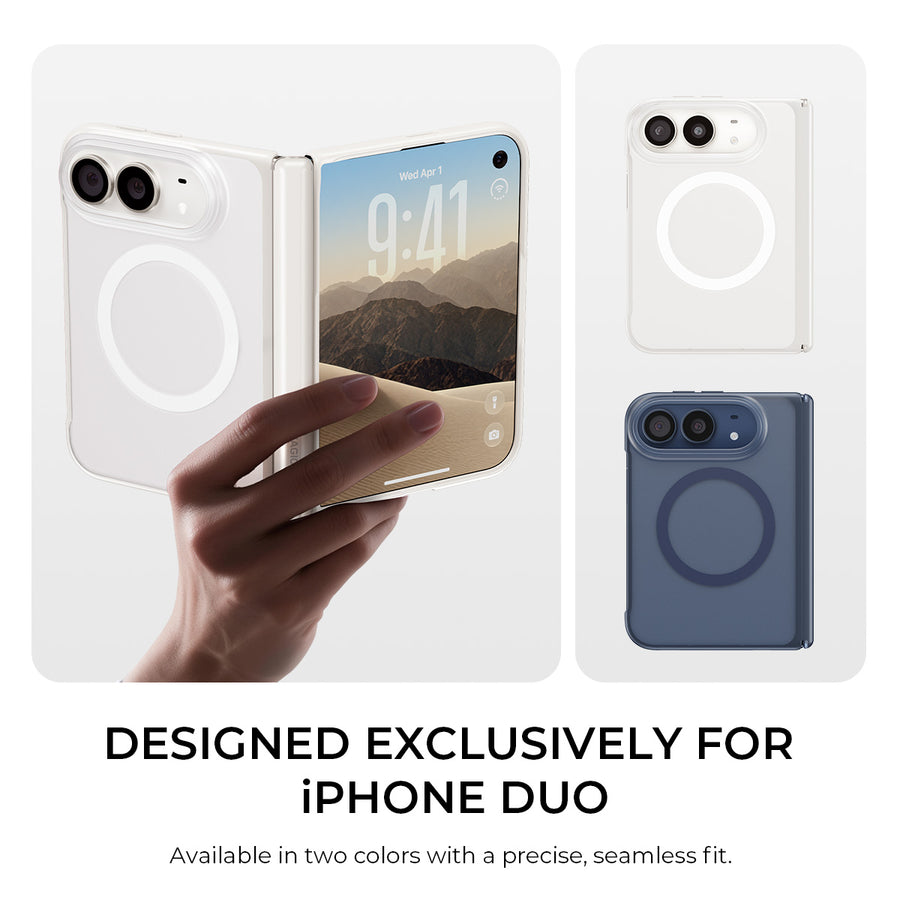 Custodia con supporto magnetico invisibile a 360° per iPhone 18