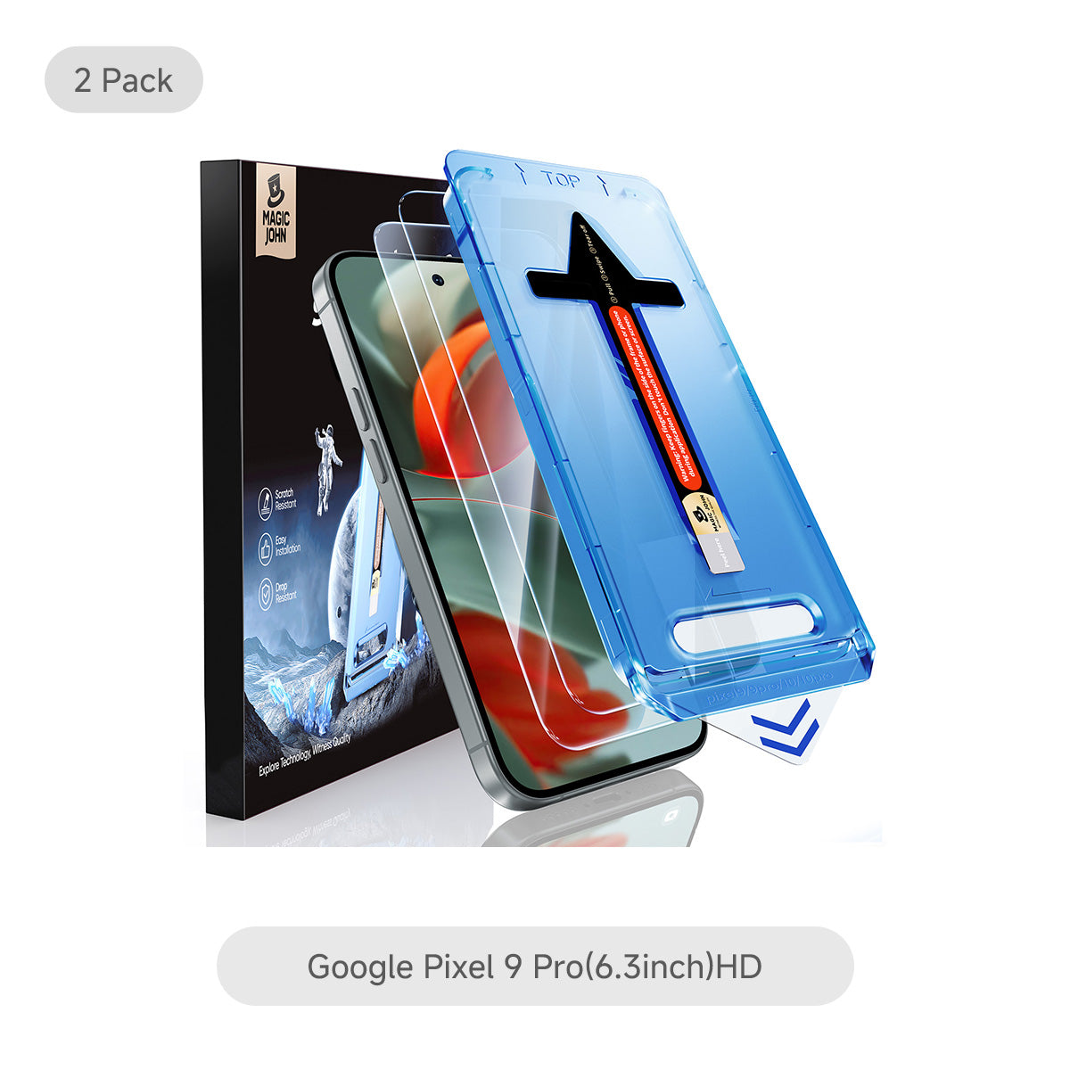 MAGIC JOHN 2. Generation Google Displayschutz - Staubfrei ohne Blasen