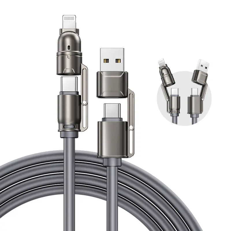 4-in-1 USB-C 65W Fast Charging Cable