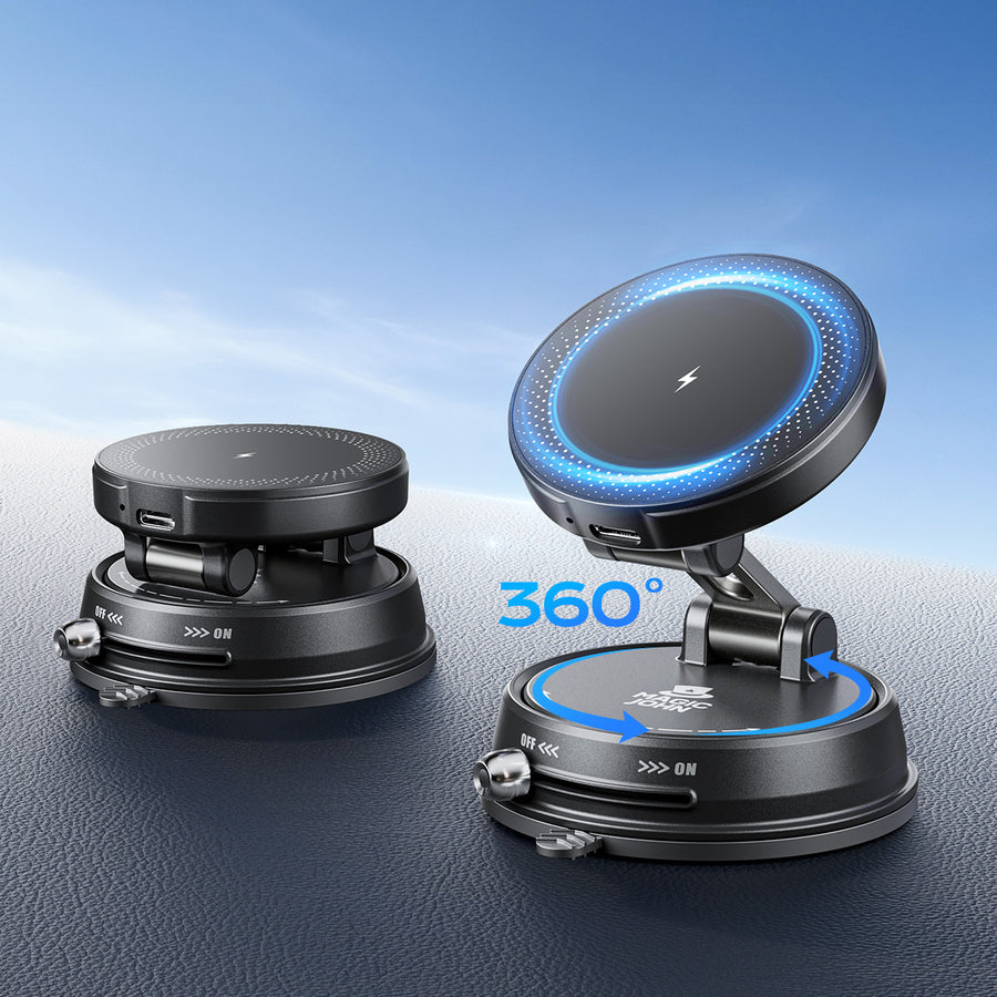Supporto magnetico da auto con clip a 360°