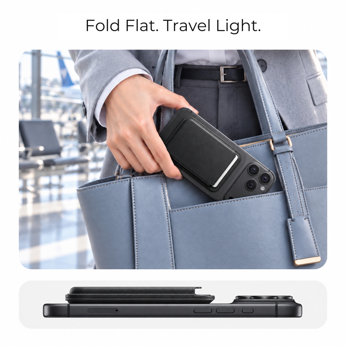 2-in-1 Magnetic Phone Wallet Stand