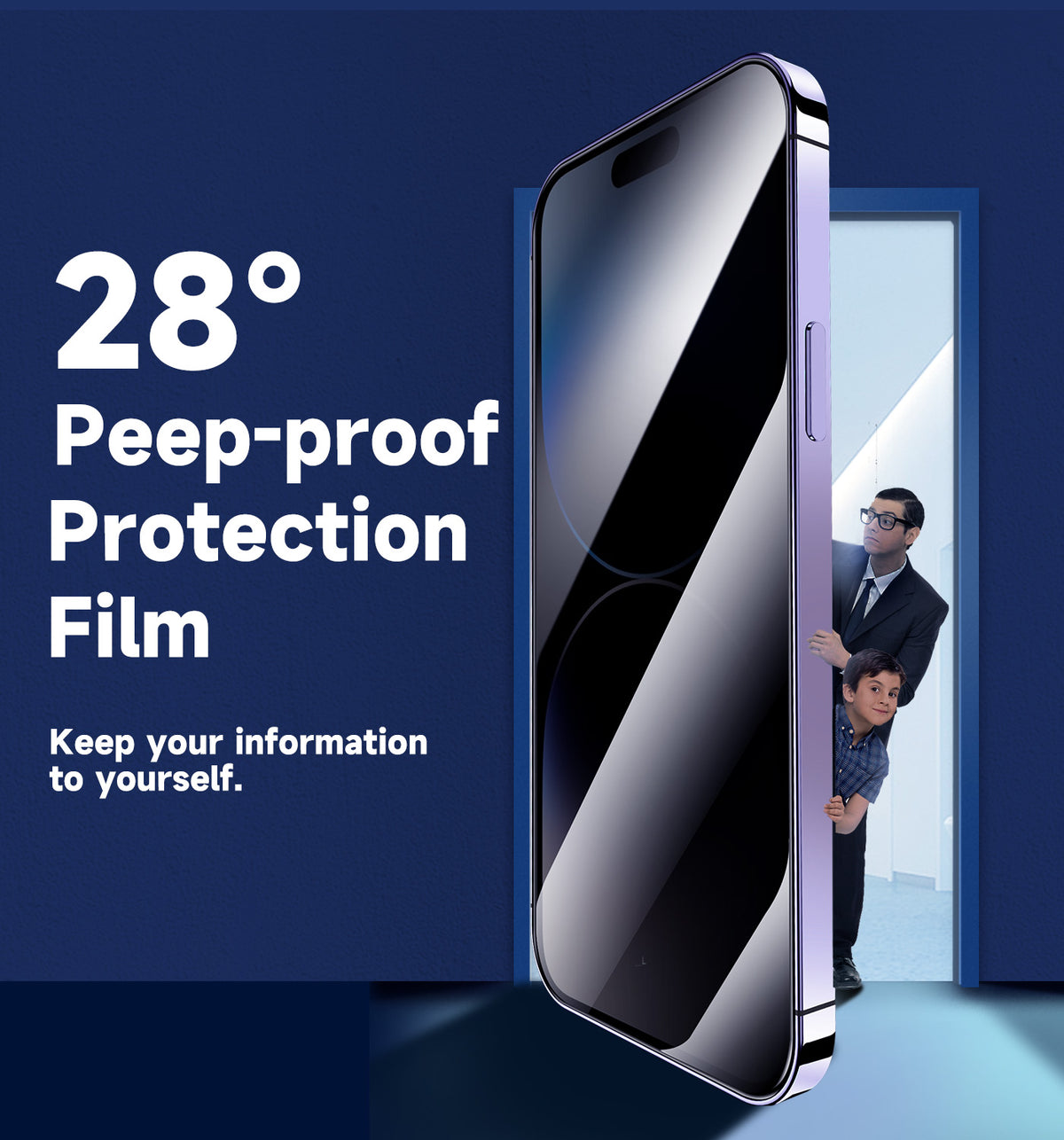 magic john privacy screen protector iphone 14 plus