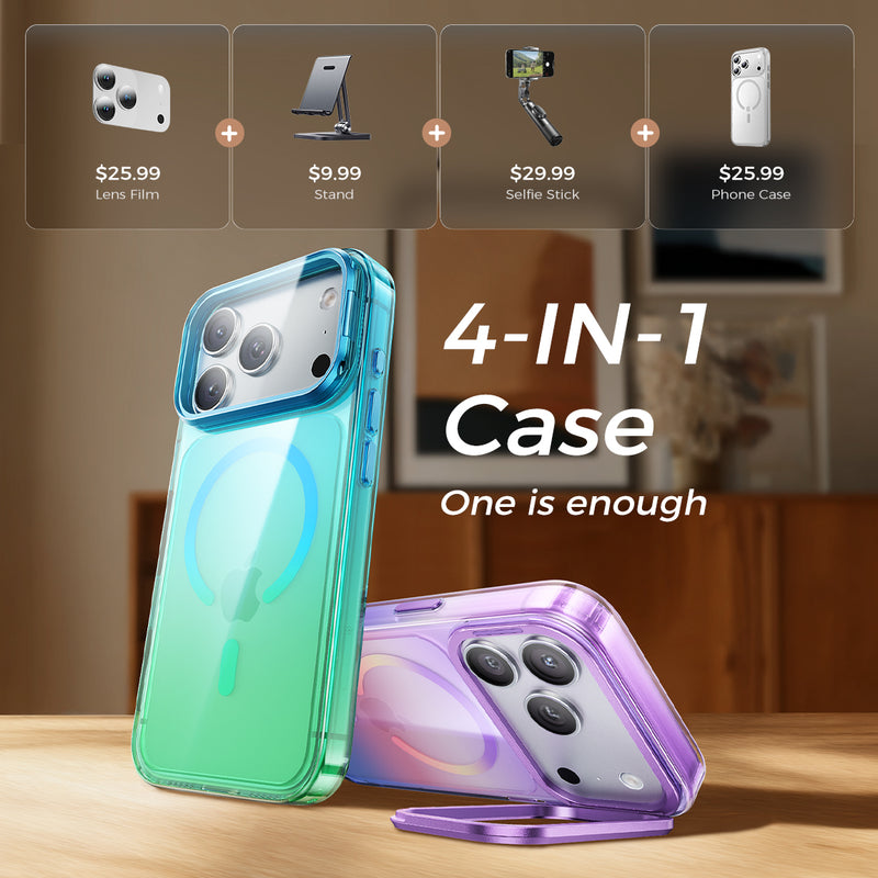 Coque support avec protection pour caméra iPhone 17 Pro/Pro MAX