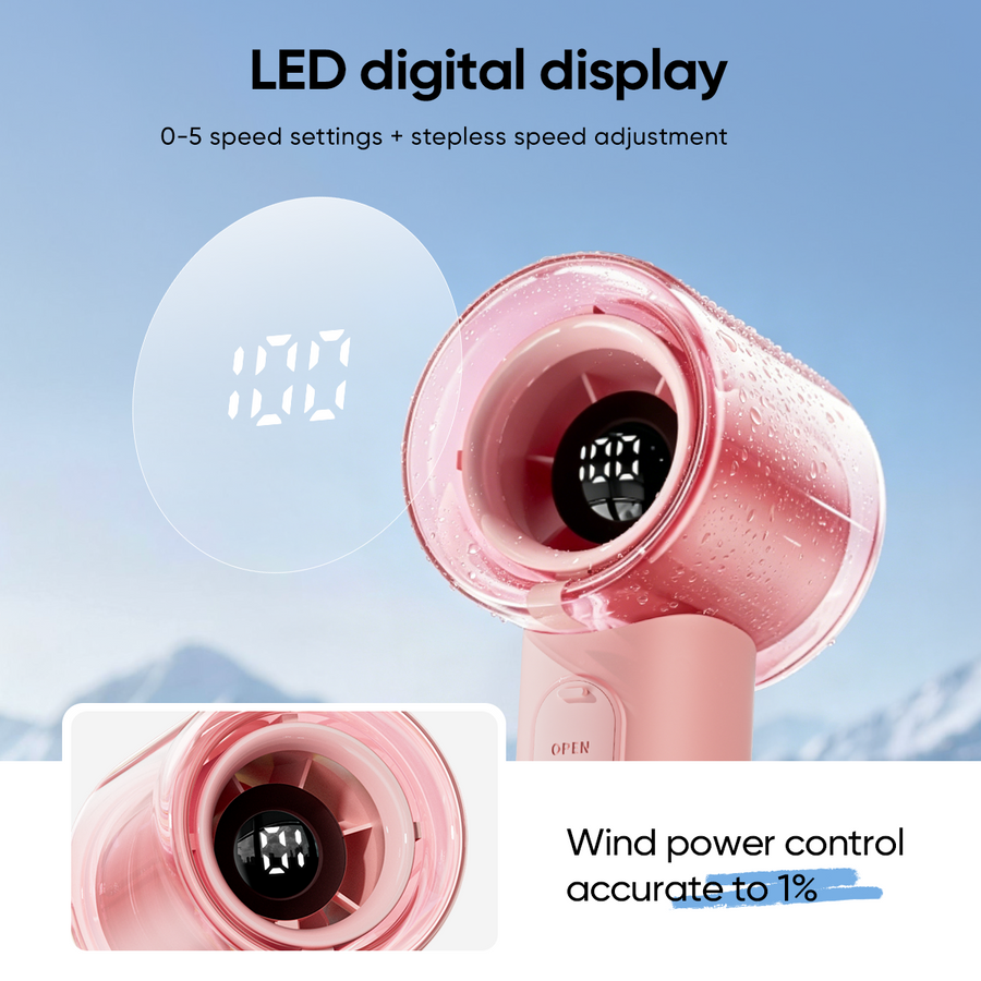 Nano Spray Handheld Fan Dual Cooling