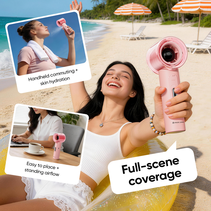 Nano Spray Handheld Fan Dual Cooling
