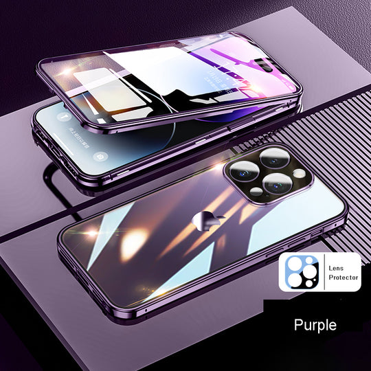Magic John Double-Sided Privacy Glass iPhone Case